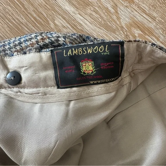 NWOT Zara Multicoloured Houndstooth Print Button-Up Wool Midi Skirt Size S - Picture 13 of 15